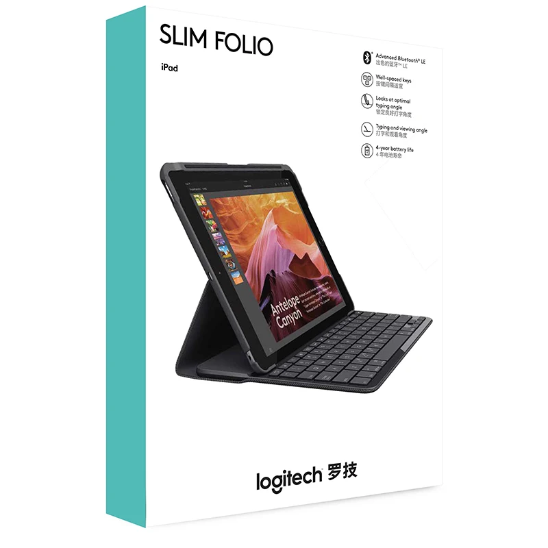 Беспроводная Bluetooth клавиатура Logitech IK1052 защитный чехол ipad5 планшетный компьютер
