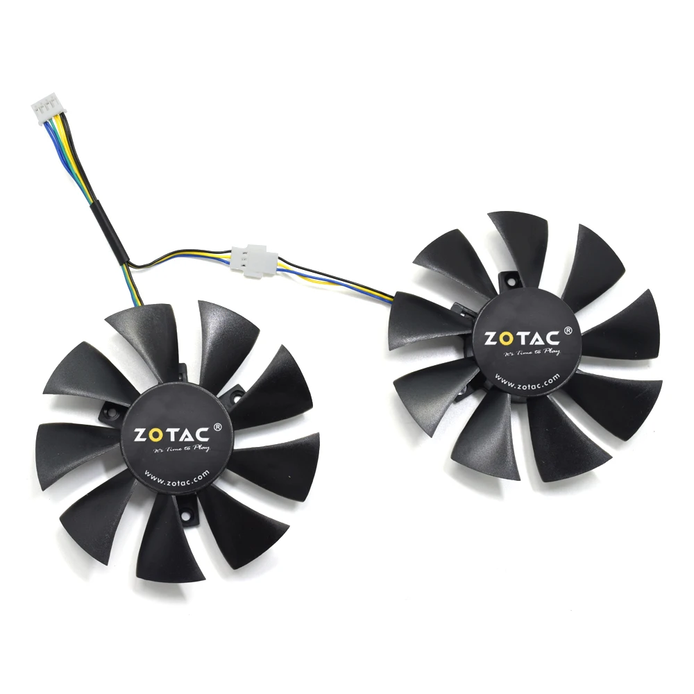 

New 85MM GA91S2H DC 12V 0.35A Cooler Fan Replacement For ZOTAC GeForce GTX 1060 AMP Edition GTX 1070 Mini Graphics Card Cooling