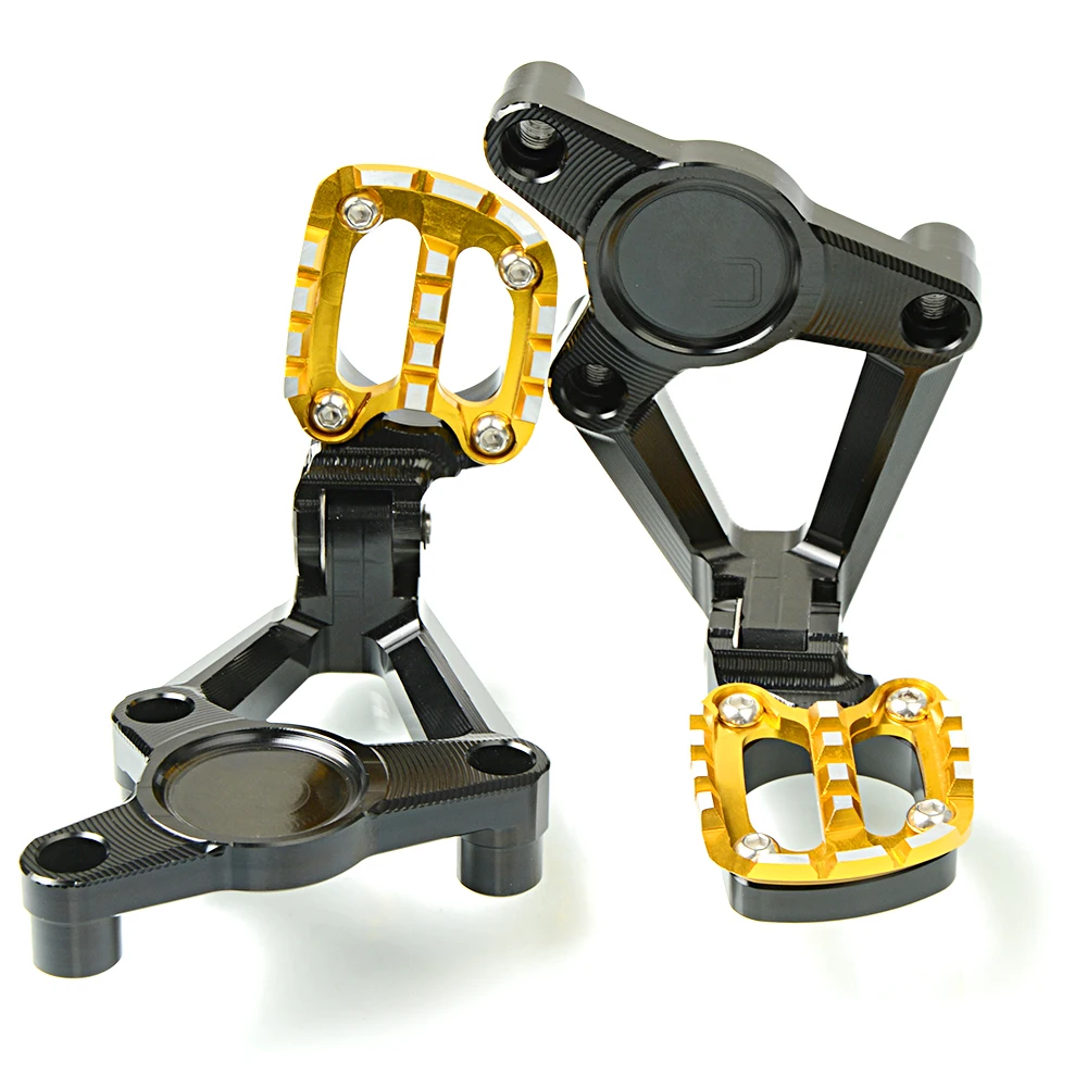 Алюминиевые CNC мотоциклетные складные задние комплекты шарнирная ножка Peg опора
