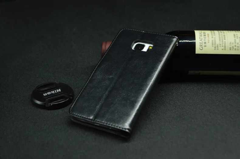 Кожаный чехол с откидной крышкой и подставкой для Samsung Galaxy S7 edge |