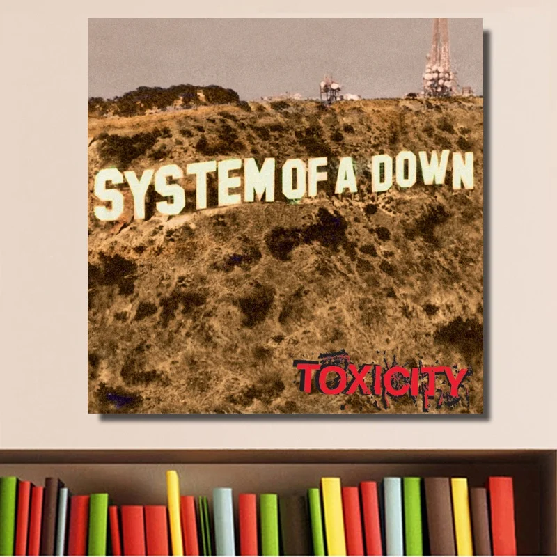 Альбомная обложка System of A Down музыкальный плакат печать на холсте настенное
