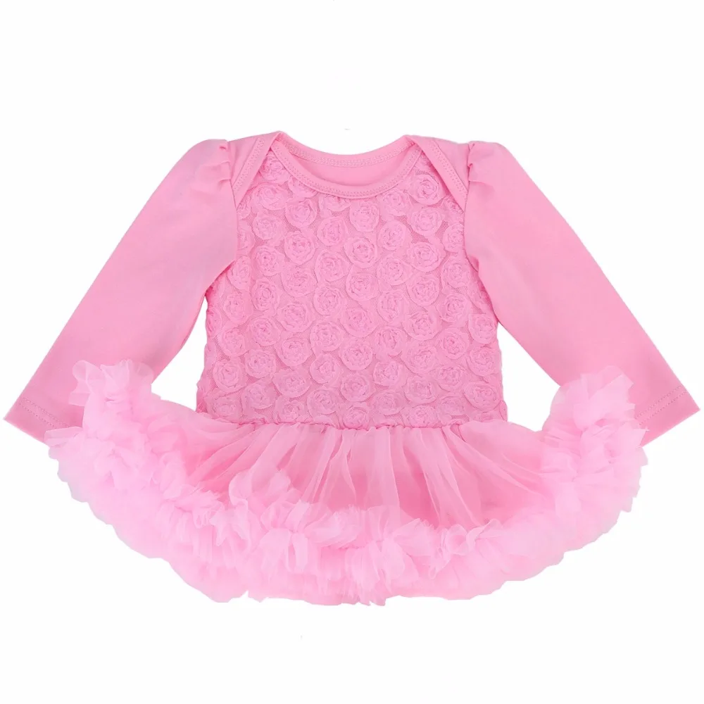 Свадебное платье Кружево Детские Одежда для новорожденных Комплект девочек