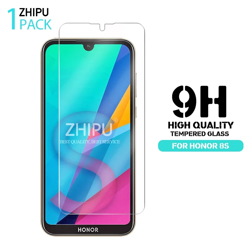 Закаленное стекло для huawei Honor 8S защитное 2.5D 9H Премиум Защитная пленка|Защитные