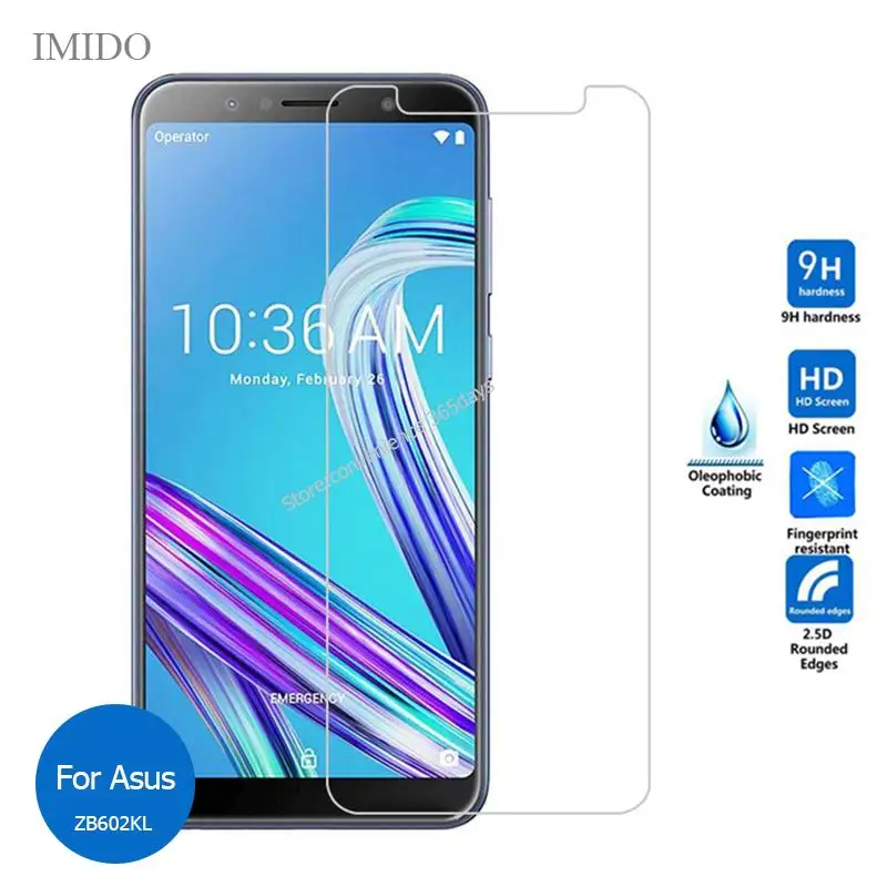 2 шт. закаленное стекло для Asus Zenfone Max Pro M1 ZB602KL Live ZA550KL ZB555KL Защитное стекло для экрана ZB602 ZA550 ZB555 KL