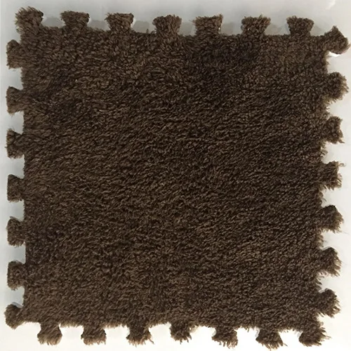 Brown 30*30 см, для гостиной, спальни, детей, детей, мягкий, сшитый ковер, волшебные коврики, пэчворк, мозаика, сплайсинг головок, альпинистский детский коврик - Цвет: Brown