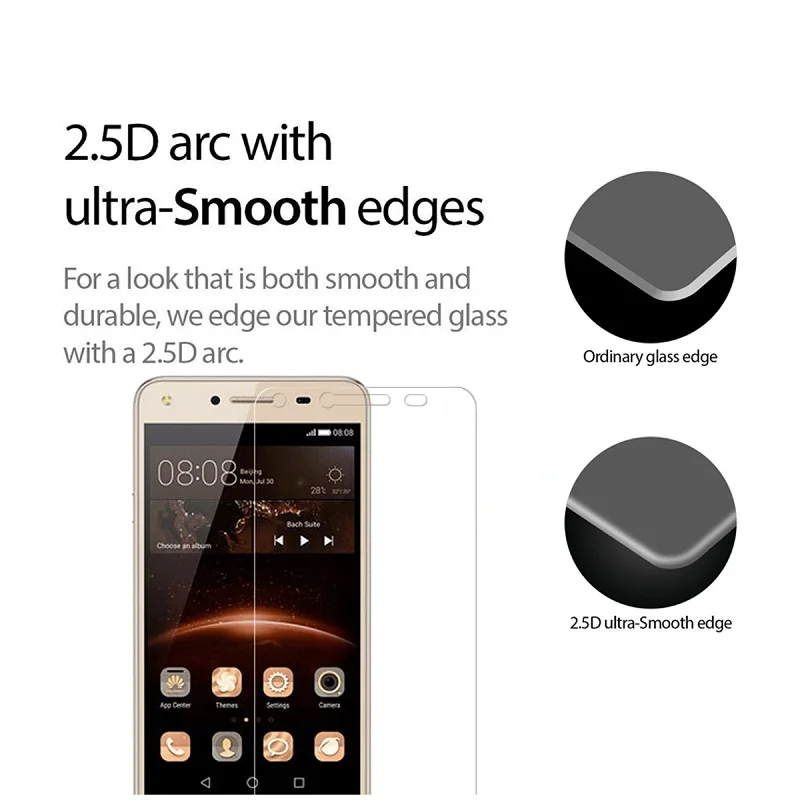 9H 2.5D для Huawei Y5II Y5 2 ii CUN-U29 CUN-L21 CUN-L01 Y6 II Compact Honor 5A LYO-L01 защитная пленка из закаленного
