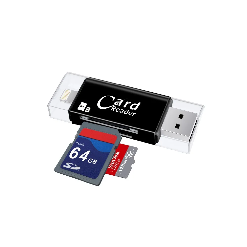 Совместимость Micro SD TF все в 1 Card Reader USB3.0 Камера комплект для IOS/Android мобильного