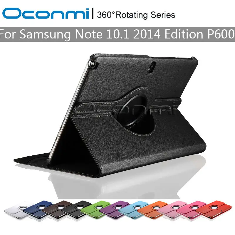 Вращающийся на 360 градусов чехол из искусственной кожи для Samsung Galaxy Note 10 1 2014 Edition с