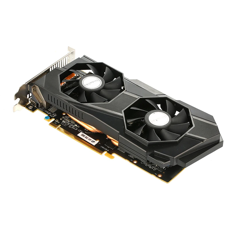 RX 580 графическая карта 8g 2048SP Pc 256Bit GDDR5 PCI Express 3,0X16 HDMI DP DVI для офиса майнинга ETH графическая карта, видео