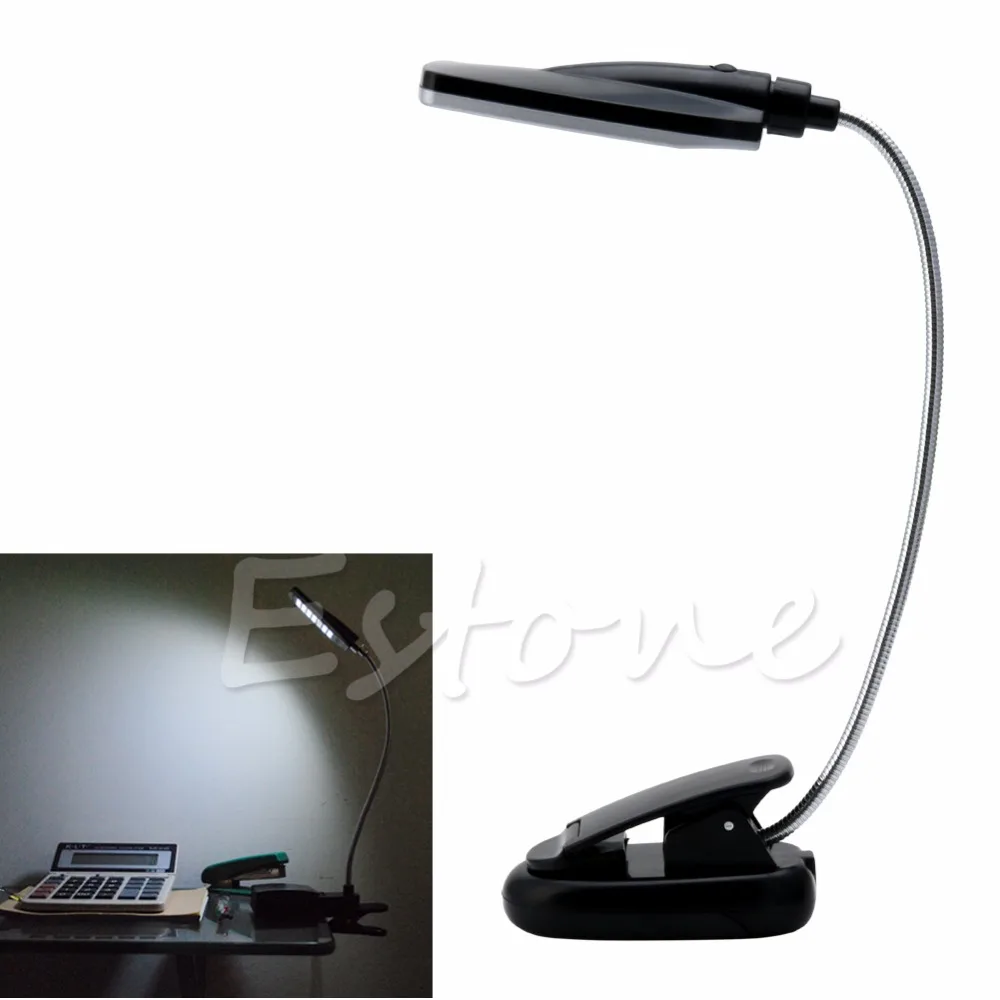 Clip-on Pro Flexible USB/Battery Power 28 LED Light Bed Table Desk Reading Lamp Great For Traveling | Лампы и освещение