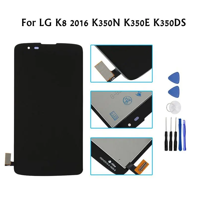 ЖК дисплей с сенсорным экраном и дигитайзером в сборе для LG K8 2016 K350N K350E K350DS