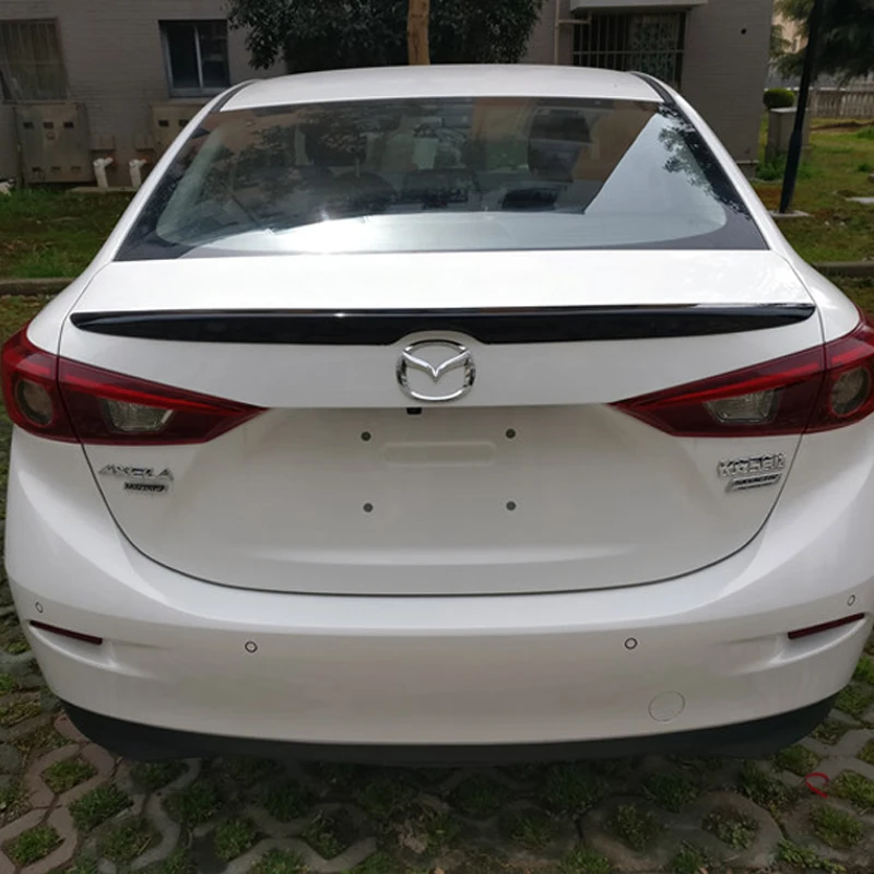 Для Mazda 3 Axela 2014 2015 2016 2017 автомобильное украшение в виде хвостового крыла из АБС