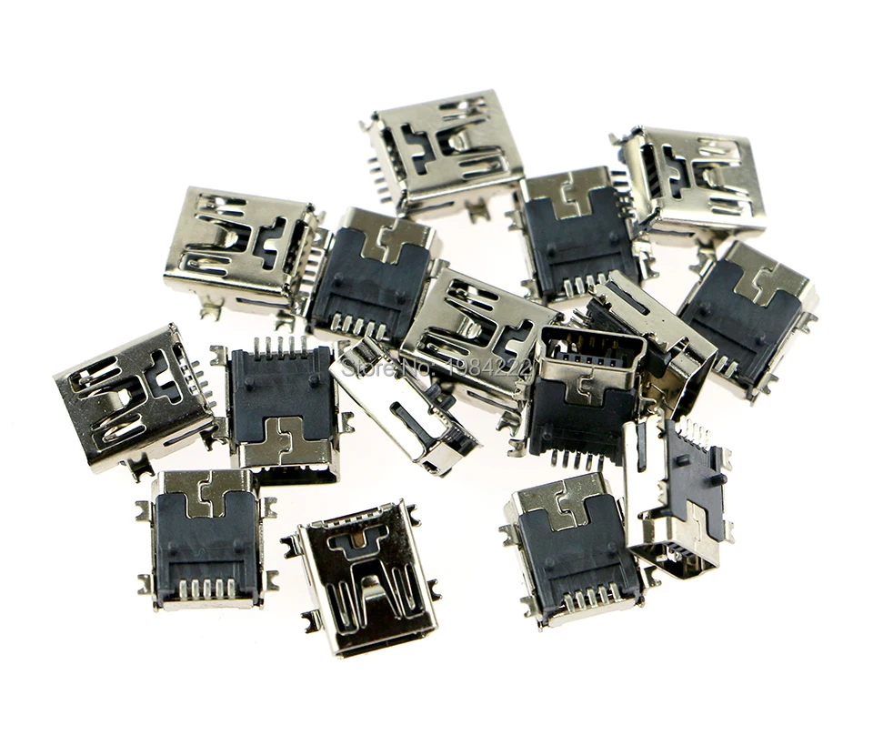 100 шт./лот мини USB порт для зарядного устройства разъем зарядки питания