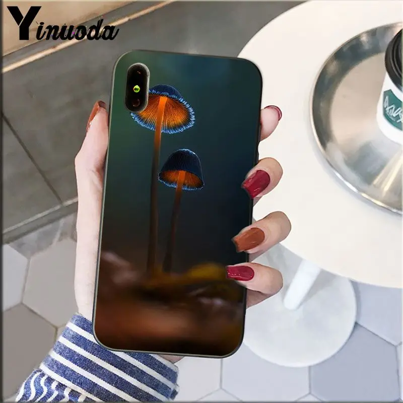 Yinuoda Симпатичные завод гриб корпус под плетенную сумку чехол для телефона Apple iPhone