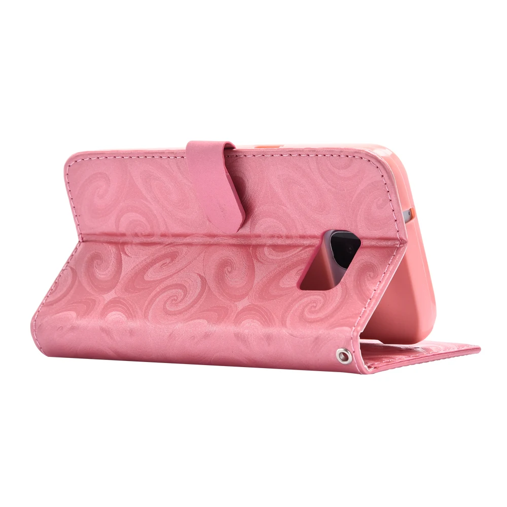 Love Heart Quicksand leather Wallet Case For Samsung Galaxy S7 Cover Flip Phone for Edge Shell | Мобильные телефоны и