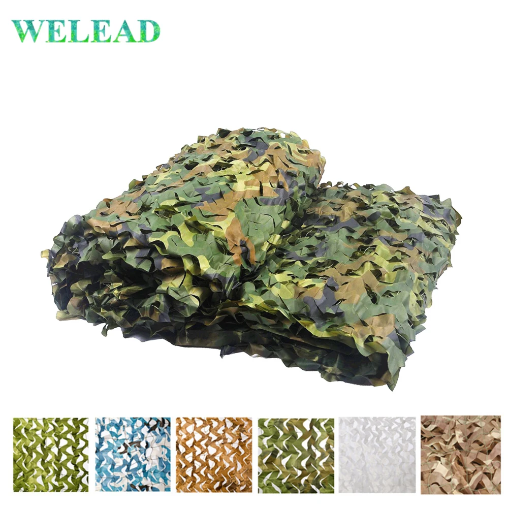 WELEAD 2x3 усиленная камуфляжная сетка белые пустынные джунгли сетка скрытие садовый тент Беседка Тент Открытый охотничий Армейский Камуфляж 3x2 2*3