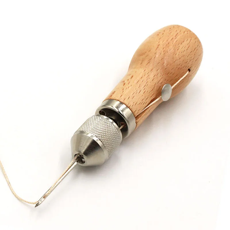 DIY ручной Awl инструмент швейная машина вощеная нить для Leather Craft край ремень со