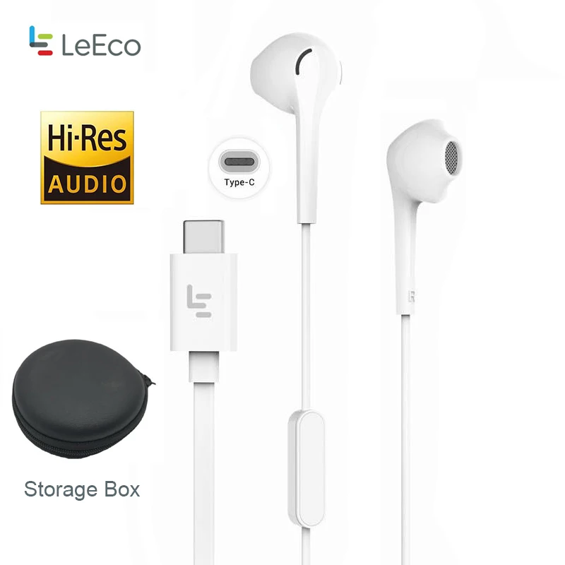 Наушники-вкладыши LeTV Leeco CDLA Type-C наушники-вкладыши с Touch U-держателем черный