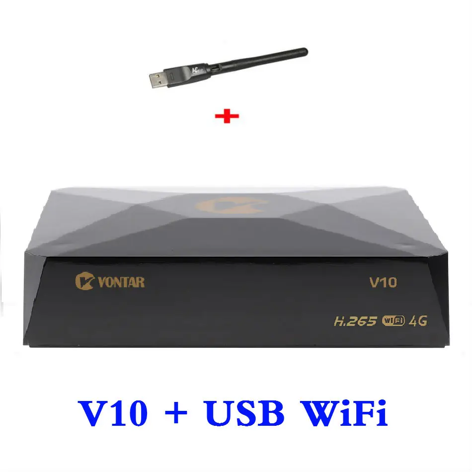 V10 Wifi V10 DVB-S2 цифровой спутниковый ресивер плюс 8PSK Поддержка 3/4G модем CS Клайн Сталкер Xtream Испания Португалия TPList PK Gtmedia V7S - Цвет: V10 Wifi