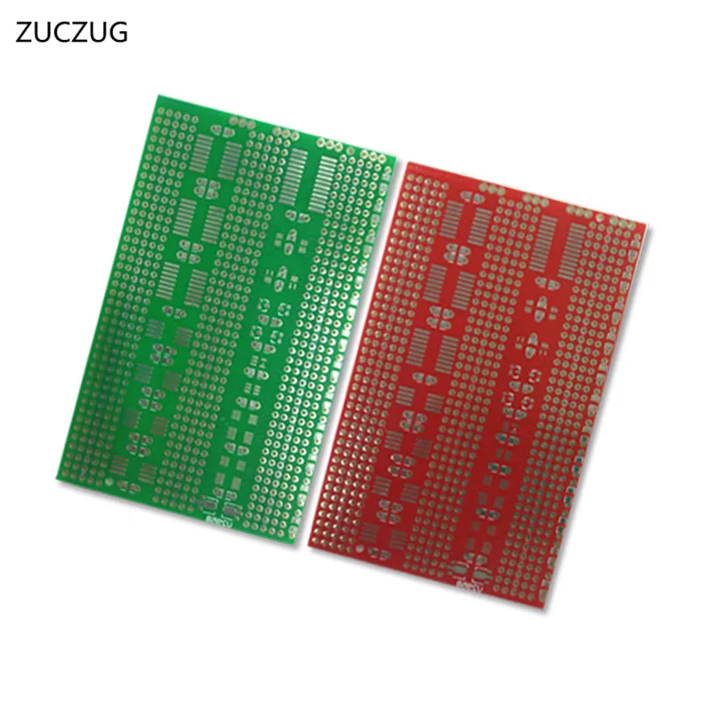 ZUCZUG 2 шт./лот 7x11 см Прототип универсальная печатная плата SMD DIP SOT pcb platine игровые