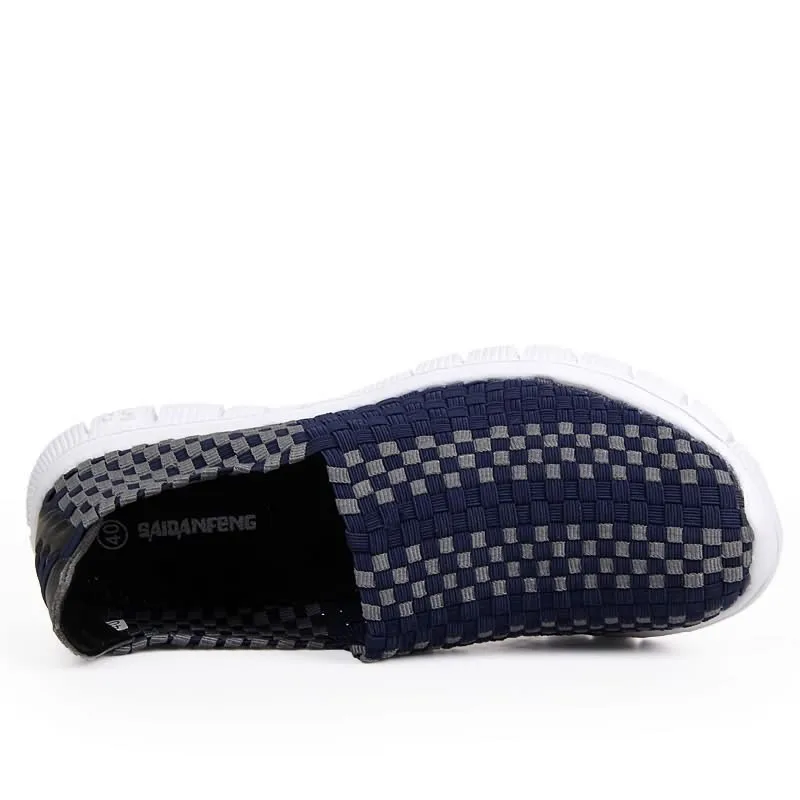 Manual Woven shoes sneakers sport Mens loafers Lazy Lovers valentine portable Light Man ladies Free Shipping SDF4930 | Обувь