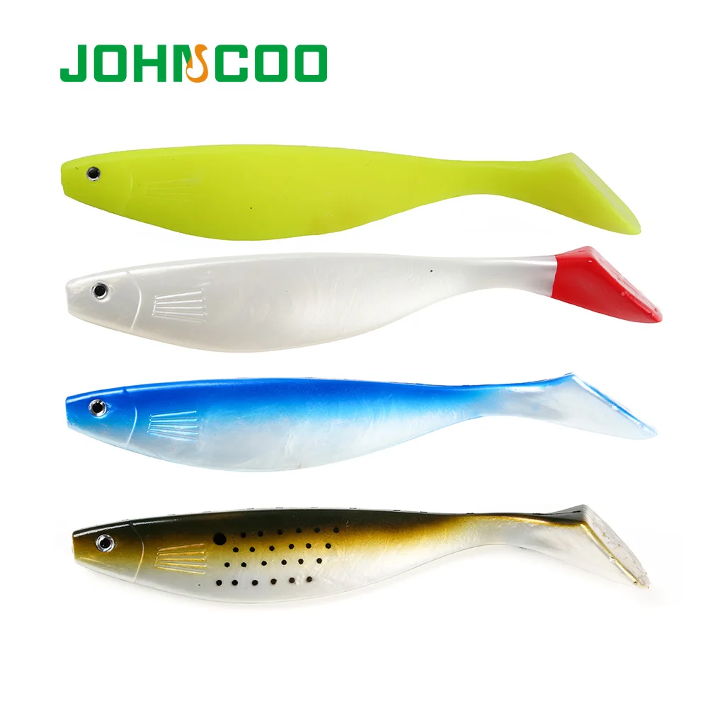JOHNCOO морские приманки мягкие 230 мм 72 г рыболовные глубоководная Шад Пластик бас