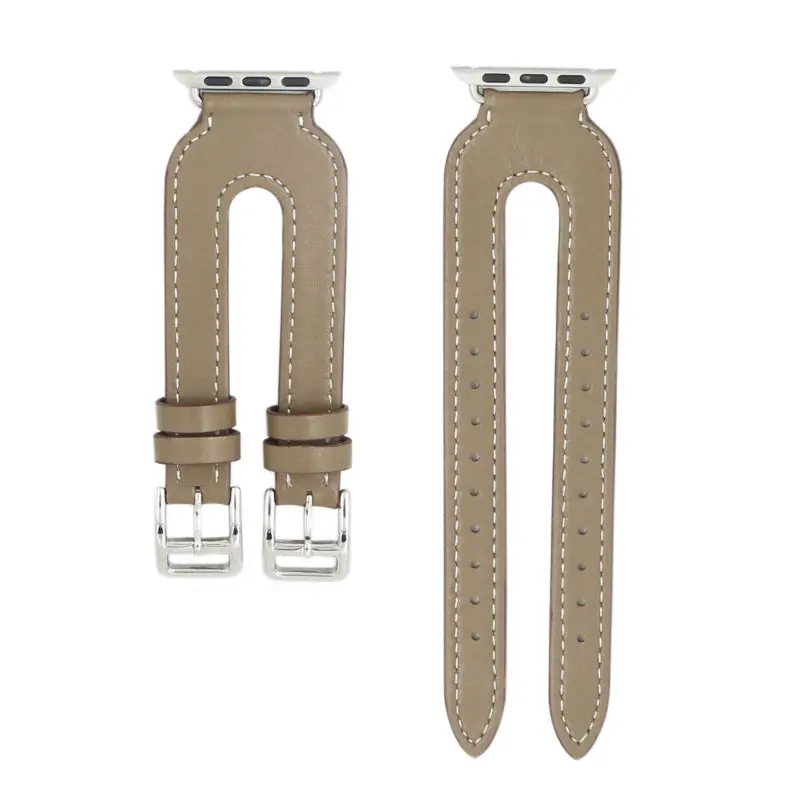 Двойной кожаный ремешок для часов из натуральной кожи Apple Watch 42 мм 38 серия 3/2/1|strap for