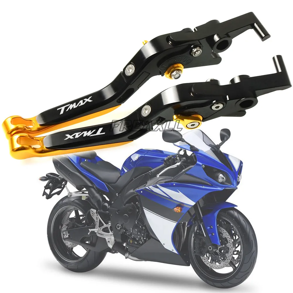Для Yamaha TMAX500 TMAX530 TMAX 500 530 CNC Складная Выдвижная регулируемая ручка для мотоцикла
