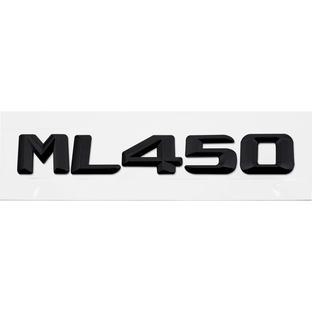 

For Mercedes Benz ML Class W163 W164 W166 W204 W203 ML400 ML430 ML450 Car Rear Trunk Emblem Logo Badge Number Letters Sticker