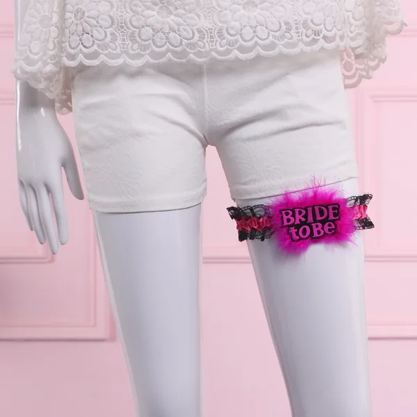 Скидка 50% на 3 предмета перьевые Подвязки для девичника вечеринки свадебные