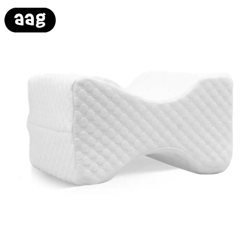 White Round Pattern Ортопедическая подушка для ног на коленях, с эффектом памяти, с боковым зажимом для сна, подушка для ног для беременных женщин, подушка для ног - Цвет: White Round Pattern