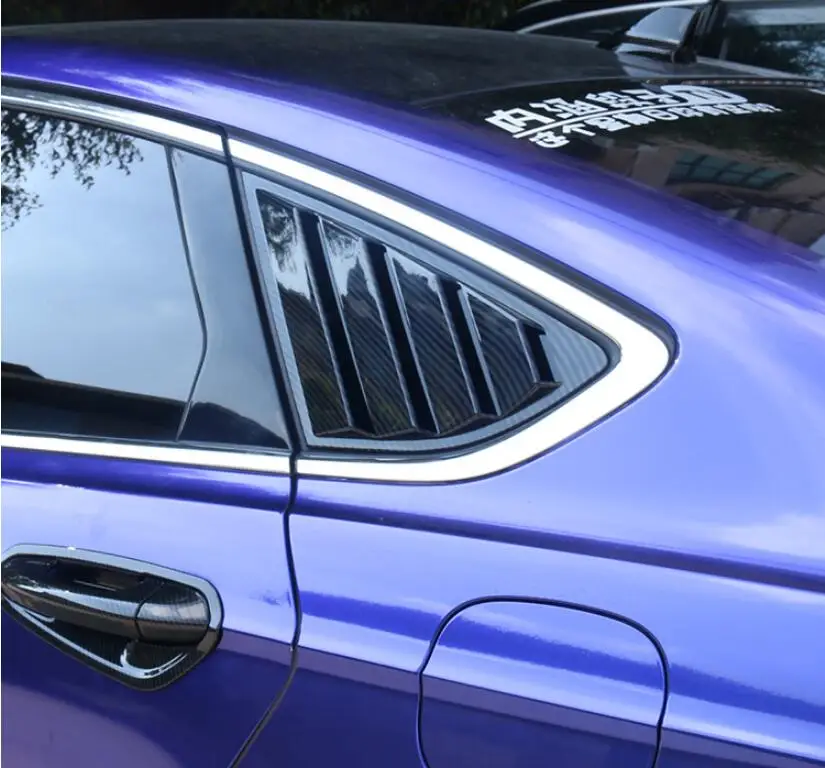 2 шт. карбоновое волокно АБС дверное окно жалюзи Рамка оконный подоконник Молдинг