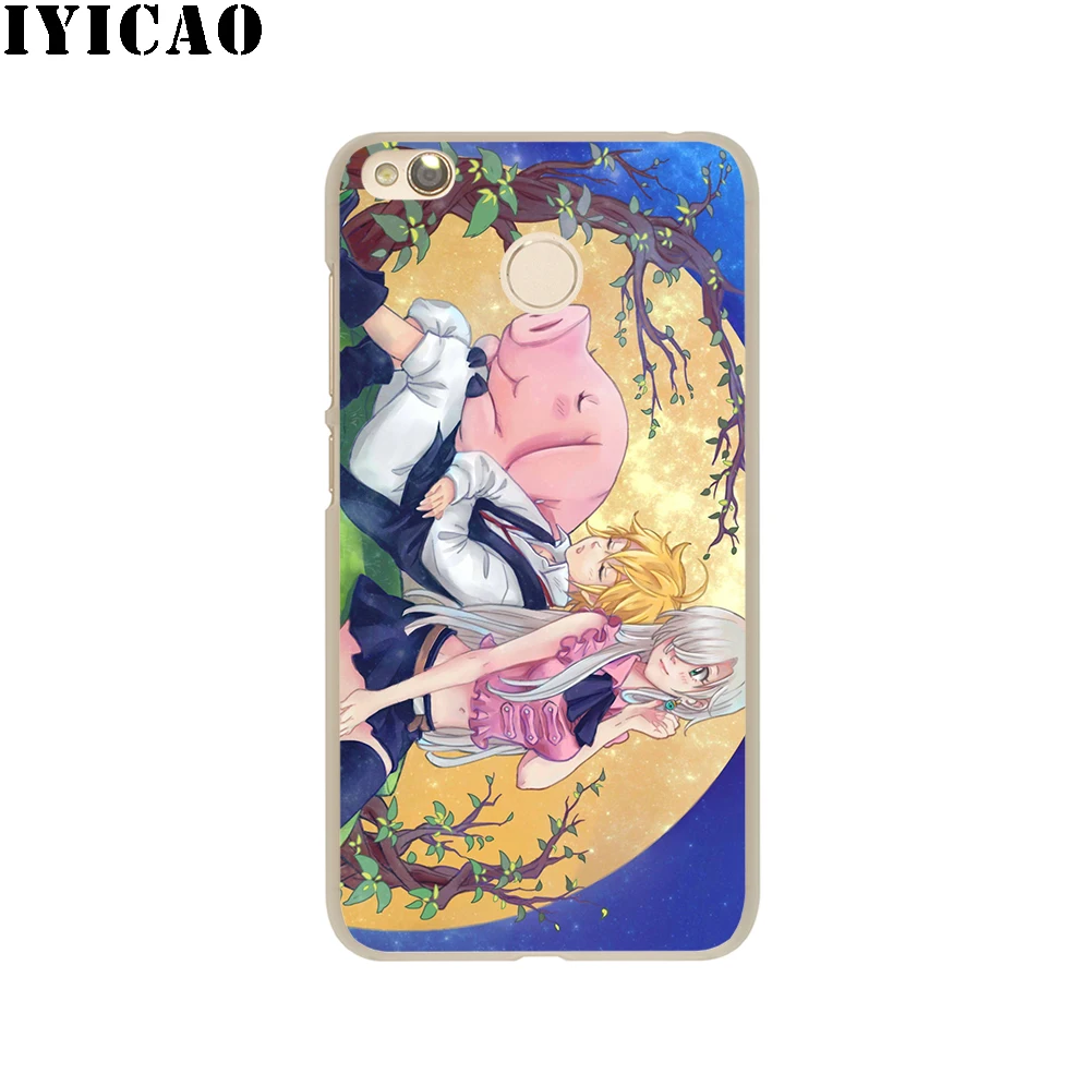 IYICAO Nanatsu no Taizai Жесткий Чехол для Xiaomi Mi 5 5S 6 9 8 A2 Lite 5X Mix 2S F1 SE MAX 3 9T A3 Pro CC9E Redmi Note