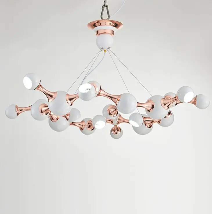 Postmodern retro industrial chandelier cafe restaurant living room modern minimalist creative personality magic bean | Лампы и
