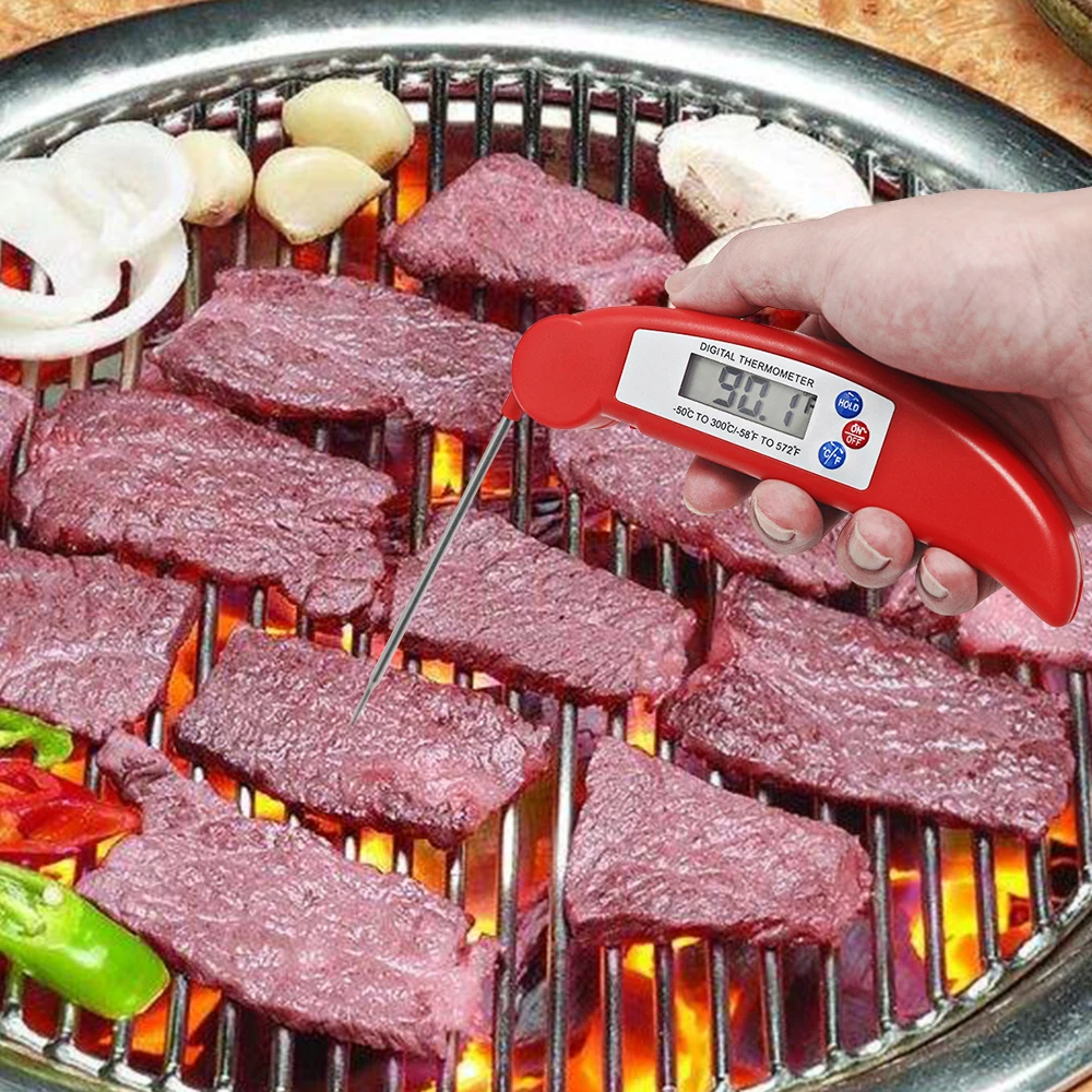 Цифровой зонд Мясо термометр Кухня Пособия по кулинарии барбекю Еда Температура