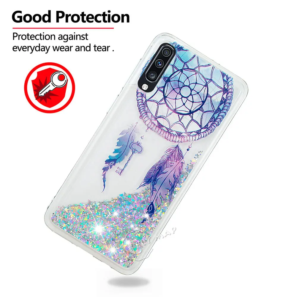 Чехол с зыбучим песком для Samsung Galaxy A 70 A70 2019 A705 SM-A705FD SM-A705FN/DS SM-A705F/DS динамический