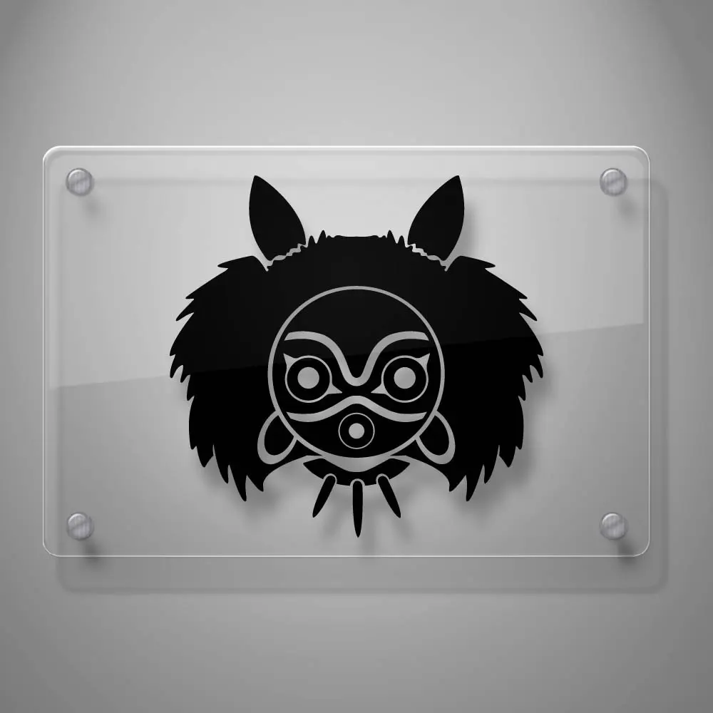 

Princess Mononoke San Mask Vinyl Decal Sticker