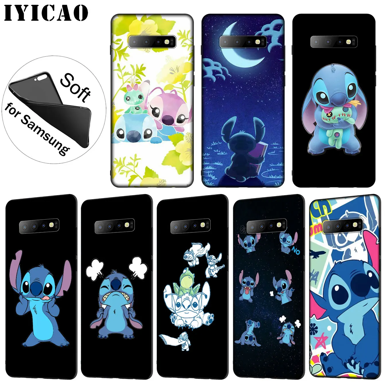 IYICAO Мягкий силиконовый чехол для телефона с рисунком Лило Стич Samsung Galaxy S20 Ultra S10 Lite