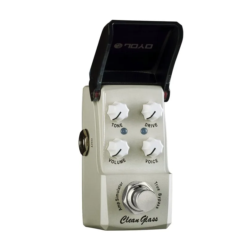 JOYO JF-307 Чистая Стеклянная педаль для гитары процессор симулятор Amp мини-педаль