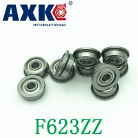 2019 axk free shipping f623z wholesale 100 pcslot f623 zz flange bushing ball bearings f623zz 3104 mm for 3d printer reprap