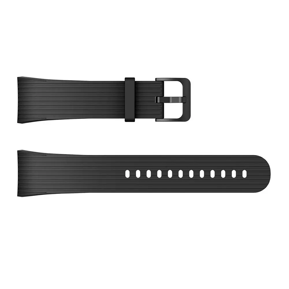 Sanwood Регулируемый полосатый силиконовый ремешок для наручных часов Samsung Gear Fit 2