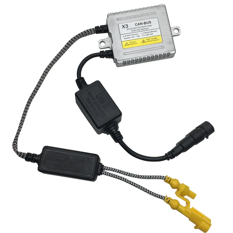 SKYJOYCE hid canbus комплект 35 Вт 12 В AC Качество HIR2 9012 без ошибок балласты canceller фара 4300K