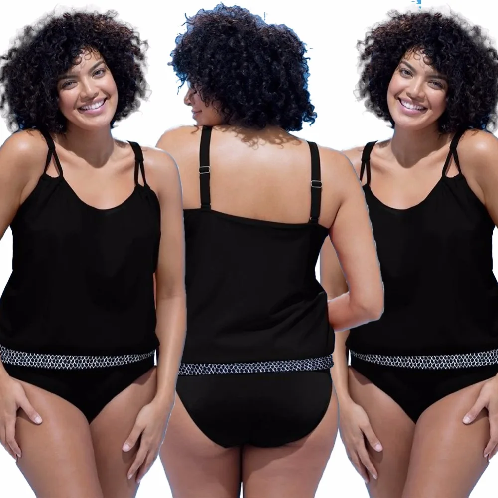 2017 большой Размеры Танкини Купальники Для женщин купальники женский Винтаж