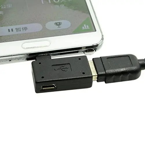 Chenyang 90 градусов левый угловой микро USB 2 0 OTG Хост адаптер с питания для Galaxy S3 S4 S5 Note2