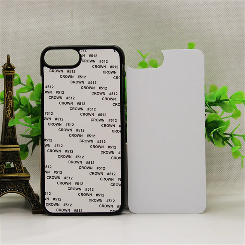 

2D Sublimation Case Plastic Cover For iPhone 5 5S 6 6S Plus 7 8 Plus Aluminium Inserts 10pcs/lot