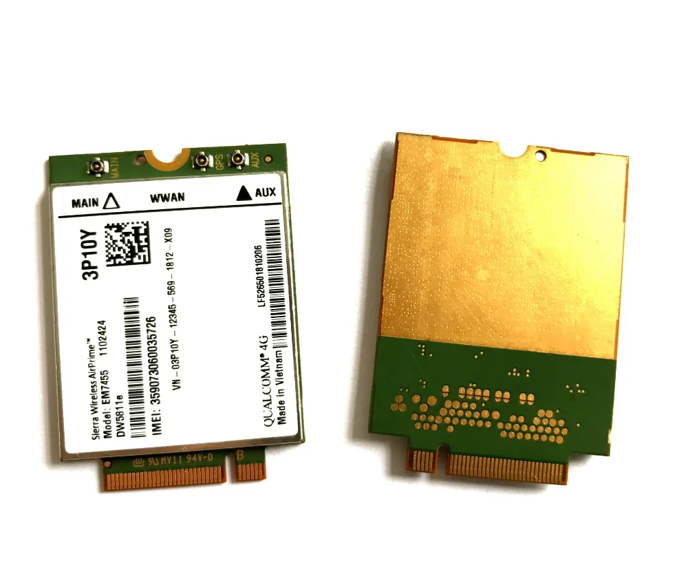 EM7455 DW5811E PN 3P10Y FDD/TDD LTE CAT6 4G модуль карта для E7270 E7470 E7370 E5570 E5470|lte fdd|card cardcard module |