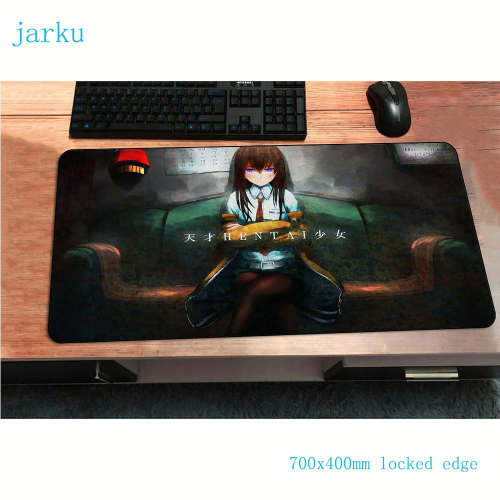 Steins Gate коврик для мыши красивые 700x400x2 мм notbook коврик для мыши игровой коврик для мыши с изображением на день рождения коврик для мыши от производителя стол для компьютера padmouse коврики