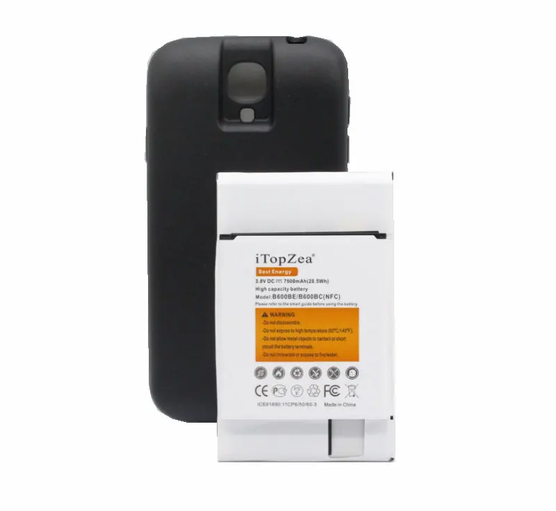 ITopZea 3x7500 мАч S4 NFC Расширенный аккумулятор для Samsung Galaxy S 4 I9500 I9502 I9505 I9508 i337 i545 Active i9295 +
