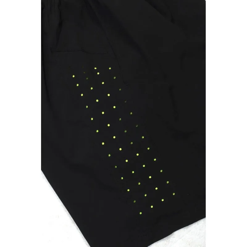 Мужские шорты для тренировок и фитнеса брендовые качественные 2 в 1 7 дюймов