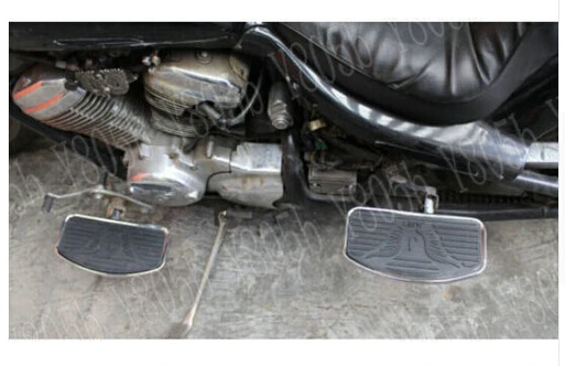 Front Rider Floorboards For Honda Shadow ACE VT400 VT750 2004-2011 Eagle Pattern Logo E-012 | Автомобили и мотоциклы